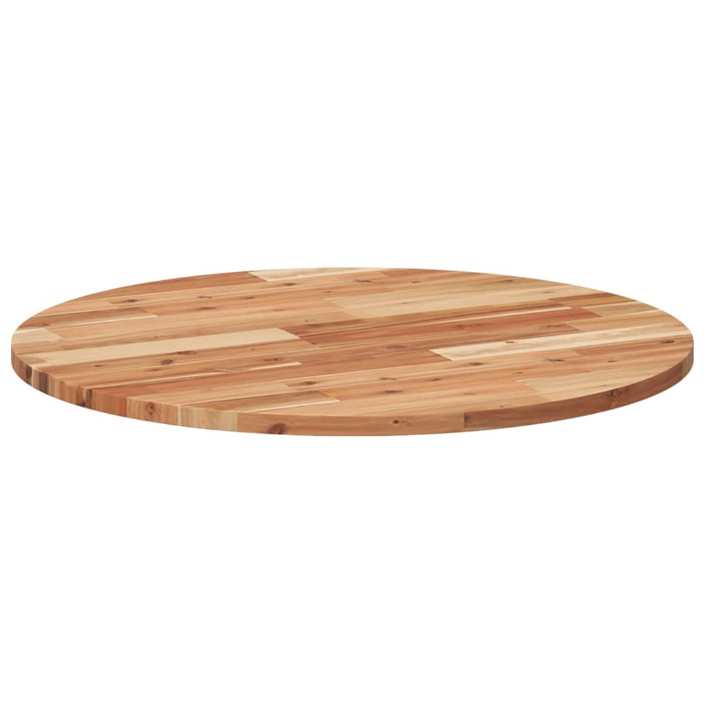 Dessus de table rond Ø70x2 cm bois massif d'acacia - XIOS