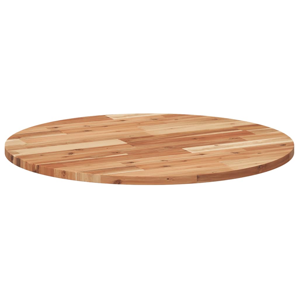Dessus de table rond Ø70x2 cm bois massif d'acacia - XIOS