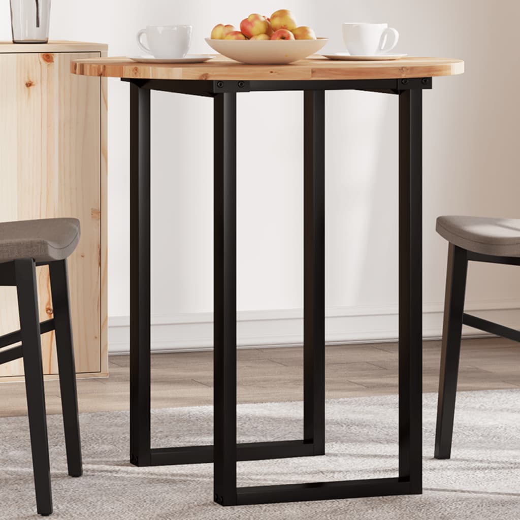 Dessus de table rond Ø70x2 cm bois massif d'acacia - XIOS