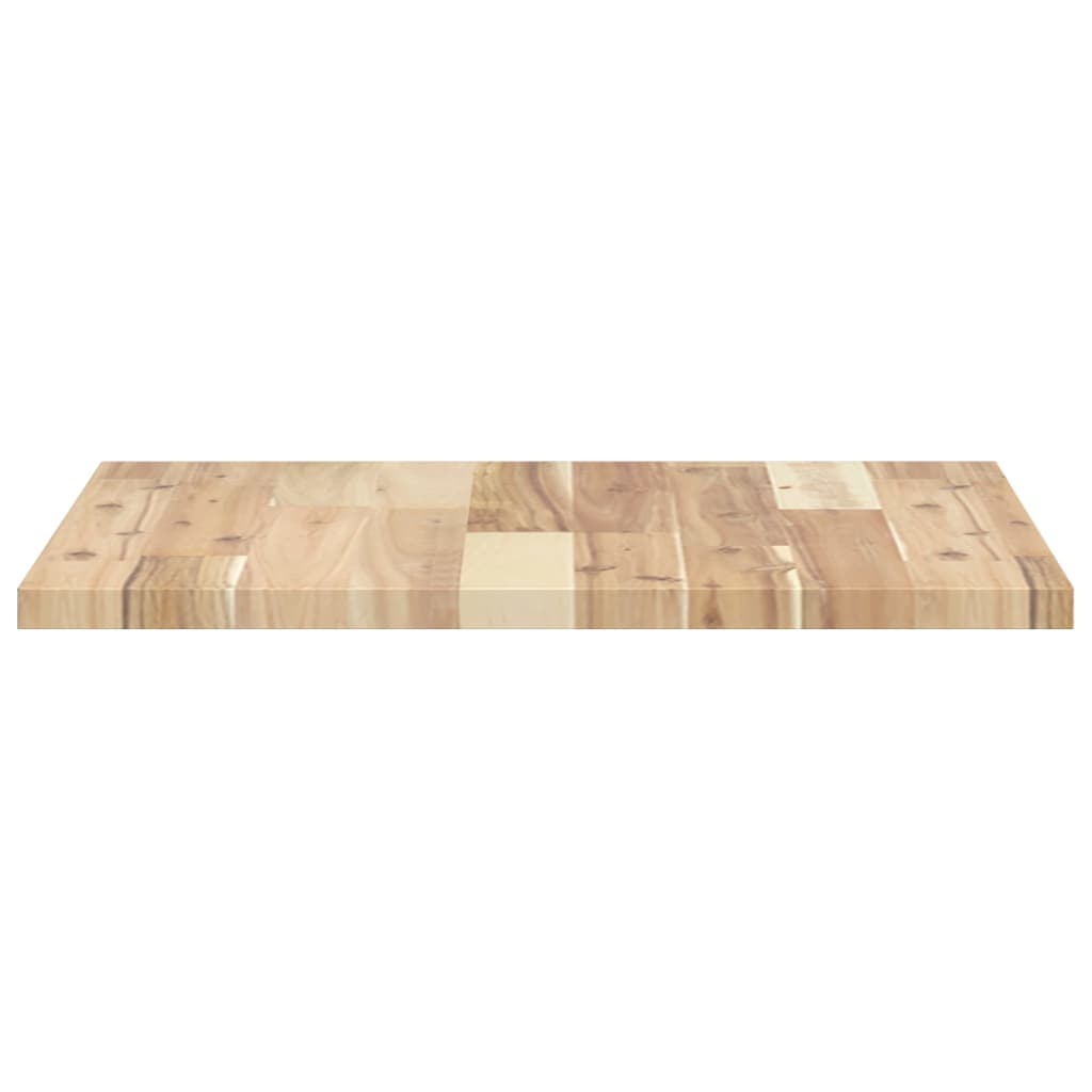 Dessus de table carré 50x50x2 cm bois massif d'acacia - XIOS
