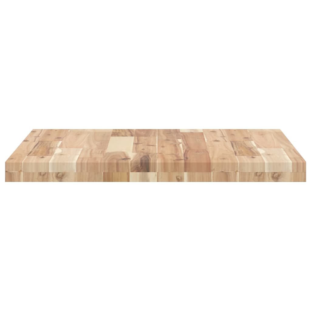 Dessus de table carré 60x60x4 cm bois massif d'acacia - XIOS