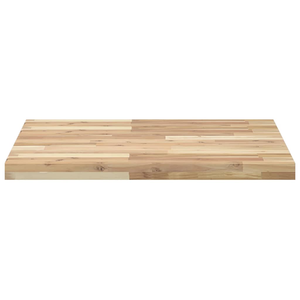 Dessus de table carré 70x70x4 cm bois massif d'acacia - XIOS