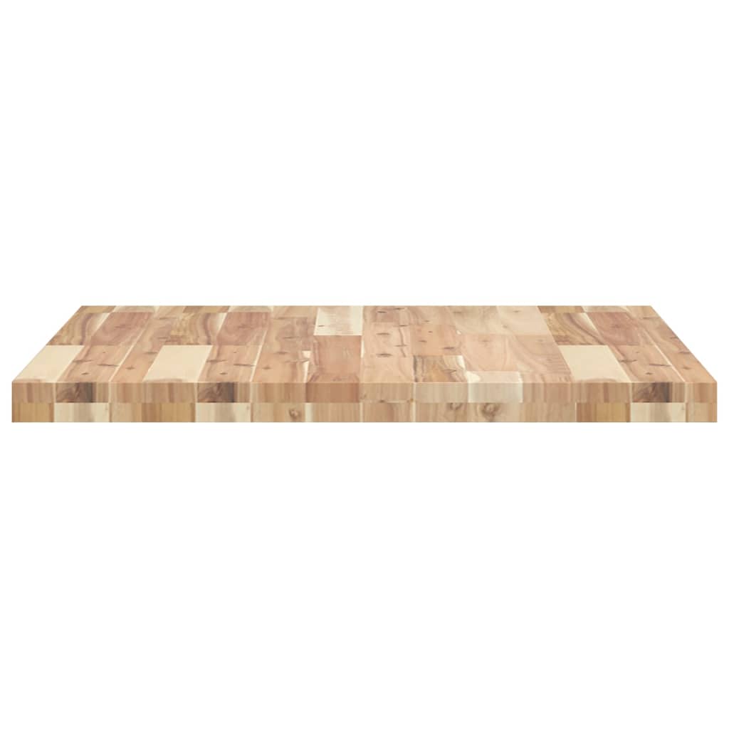 Dessus de table carré 70x70x4 cm bois massif d'acacia - XIOS