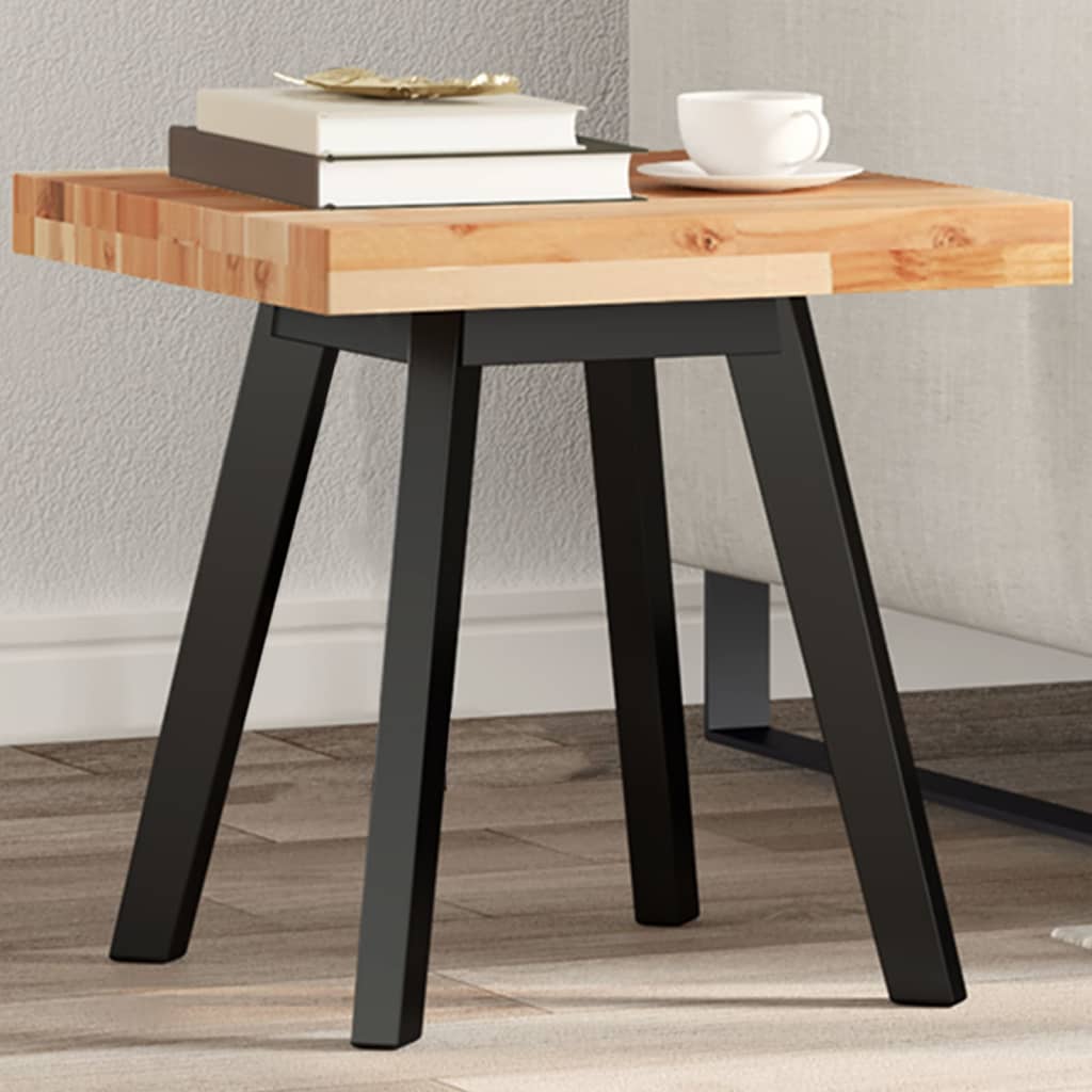 Dessus de table carré 40x40x4 cm bois massif d'acacia - XIOS