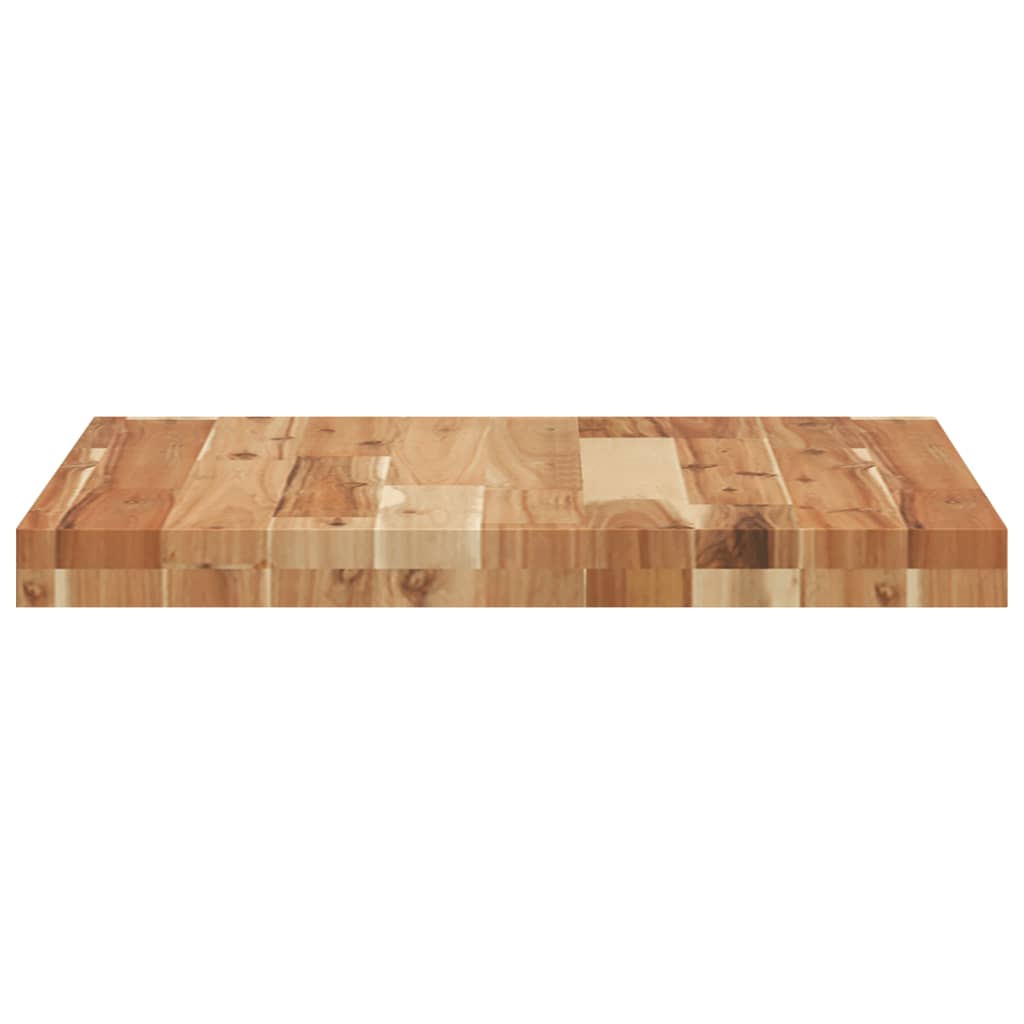 Dessus de table carré 50x50x4 cm bois massif d'acacia - XIOS