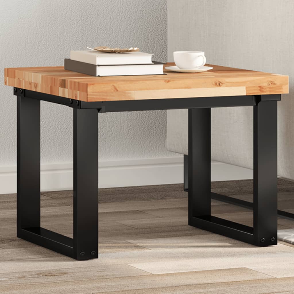 Dessus de table carré 50x50x4 cm bois massif d'acacia - XIOS