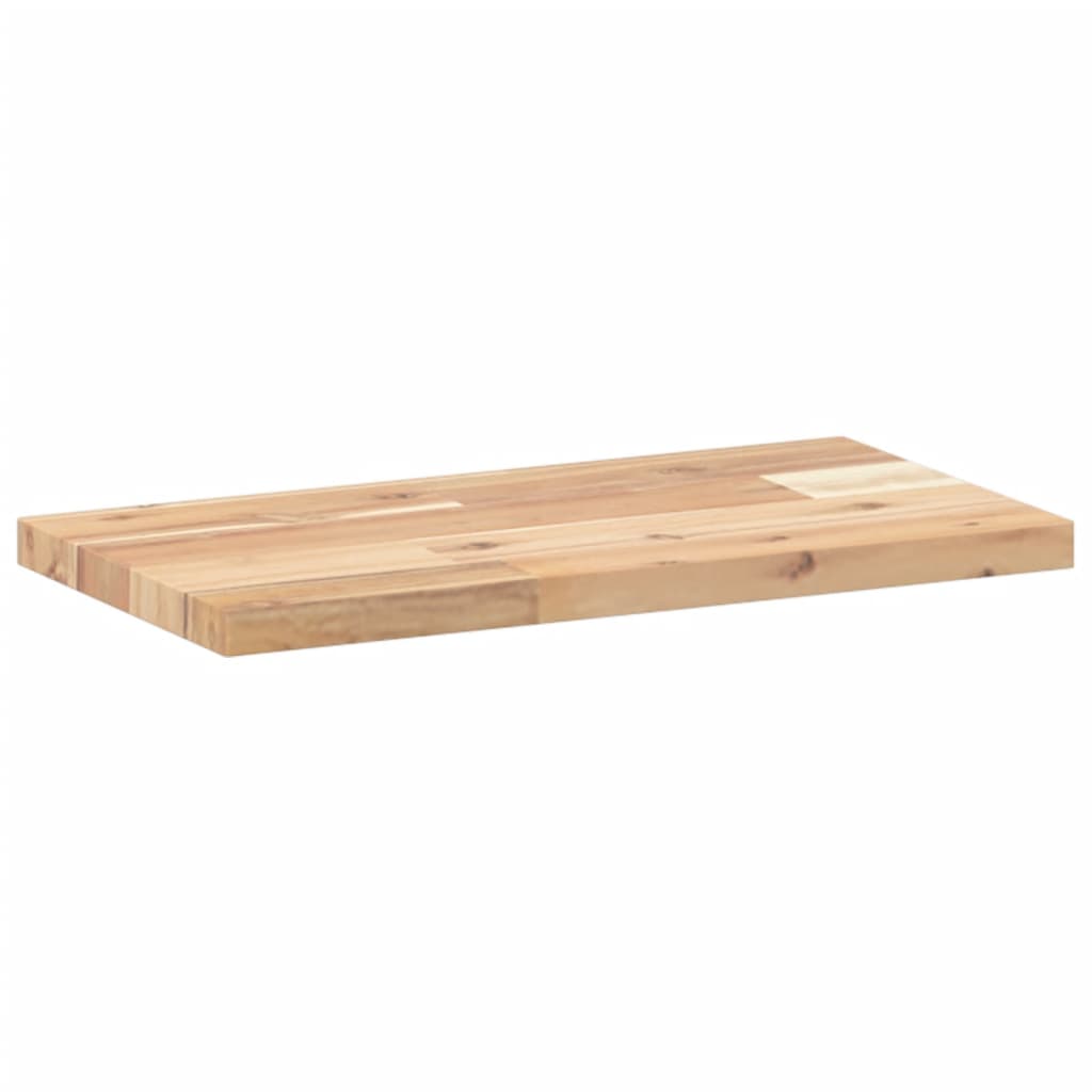 Dessus de table 40x20x2 cm rectangulaire bois massif d'acacia - XIOS