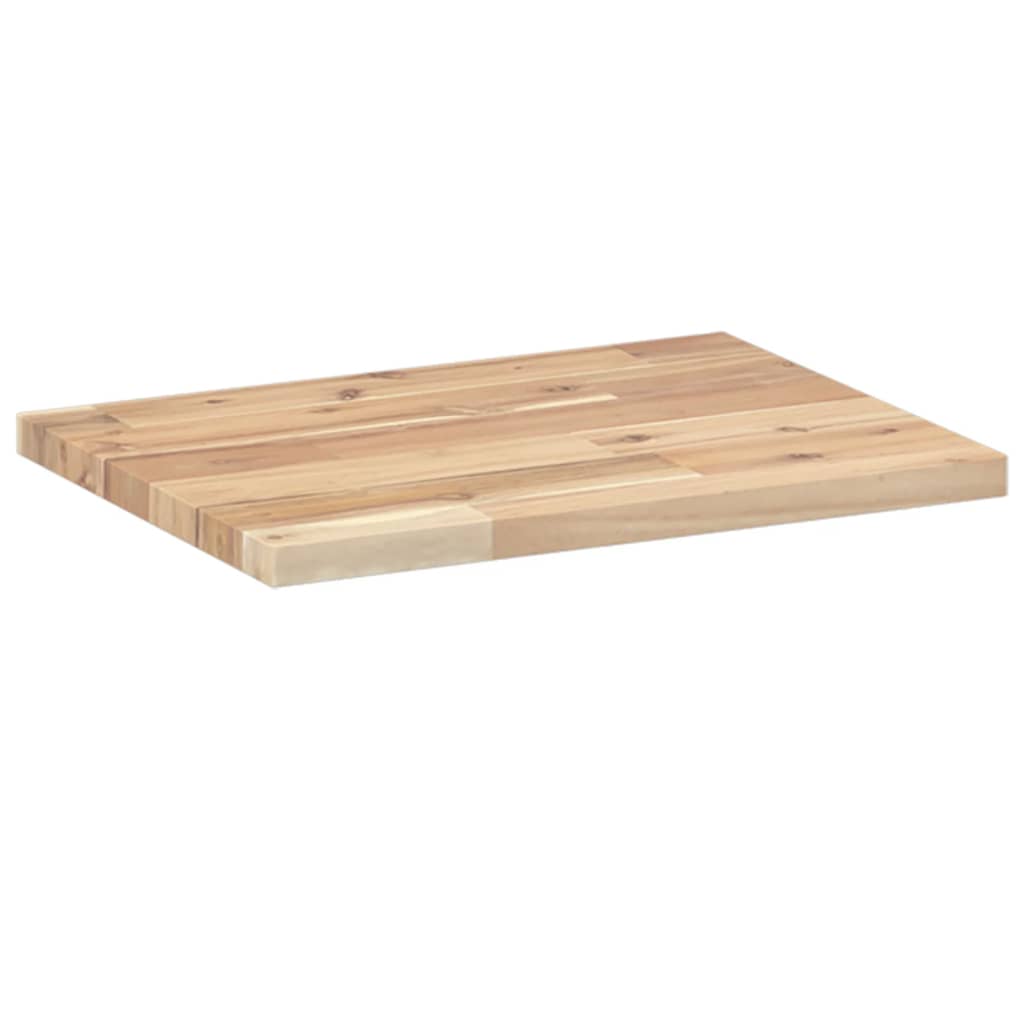 Dessus de table 40x30x2 cm rectangulaire bois massif d'acacia - XIOS