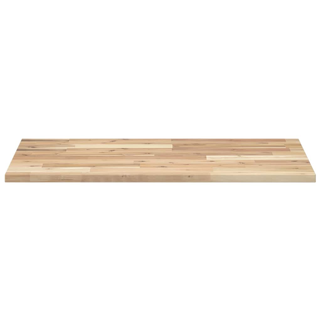 Dessus de table rectangulaire 100x50x2 cm bois massif d'acacia - XIOS