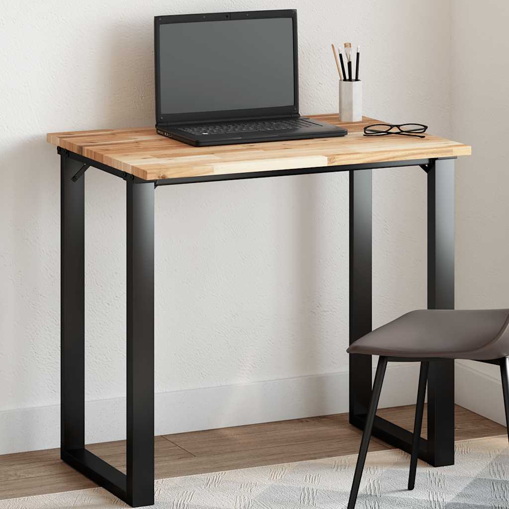 Dessus de table rectangulaire 100x60x2 cm bois massif d'acacia - XIOS