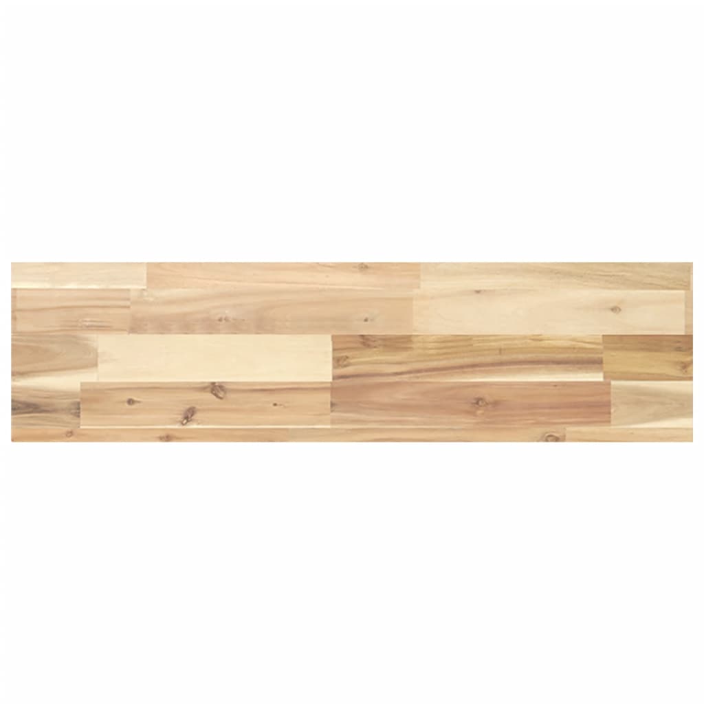 Dessus de table 100x20x4 cm rectangulaire bois massif d'acacia - XIOS
