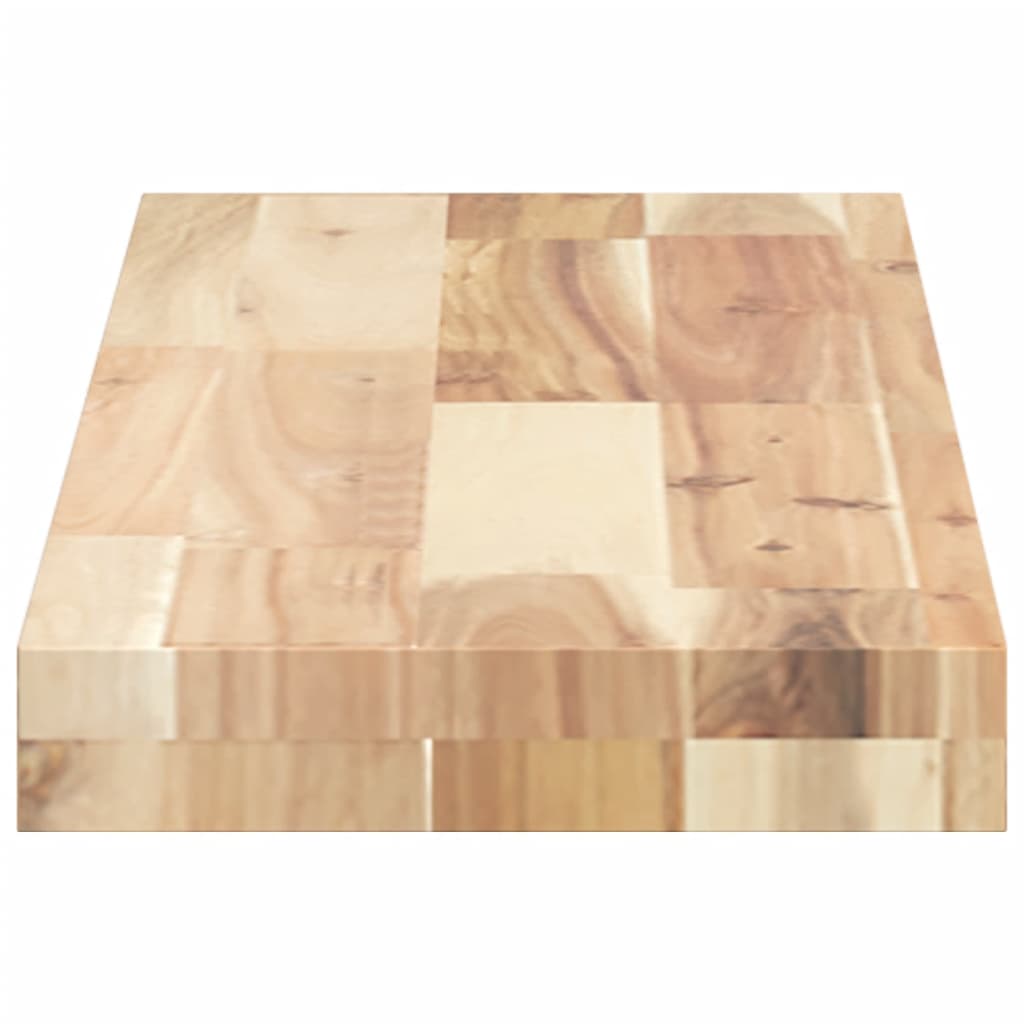 Dessus de table 100x20x4 cm rectangulaire bois massif d'acacia - XIOS