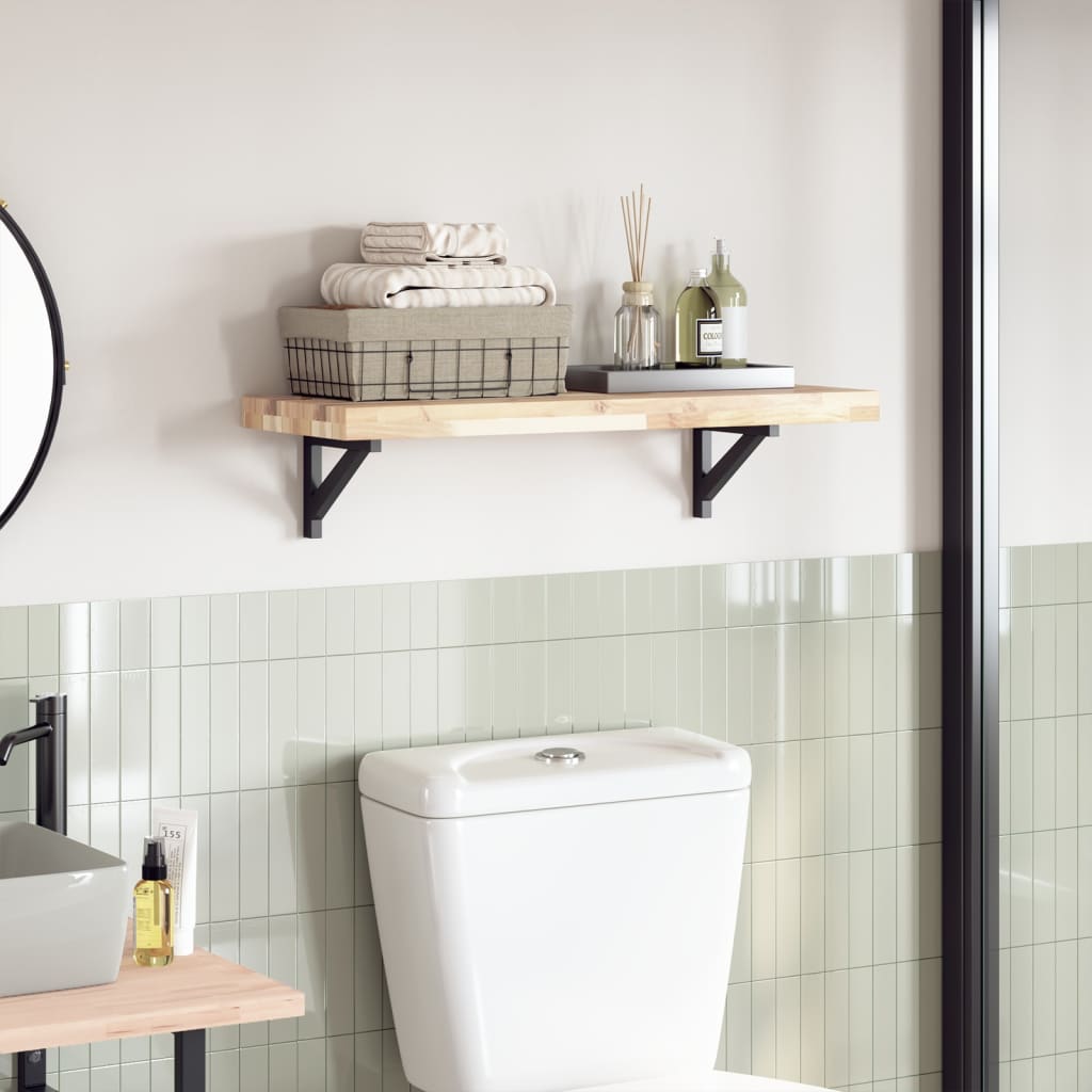 Dessus de table 80x30x4 cm rectangulaire bois massif d'acacia - XIOS