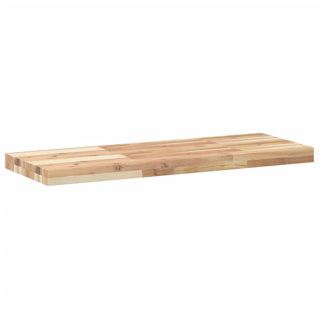 Dessus de table 100x30x4 cm rectangulaire bois massif d'acacia - XIOS