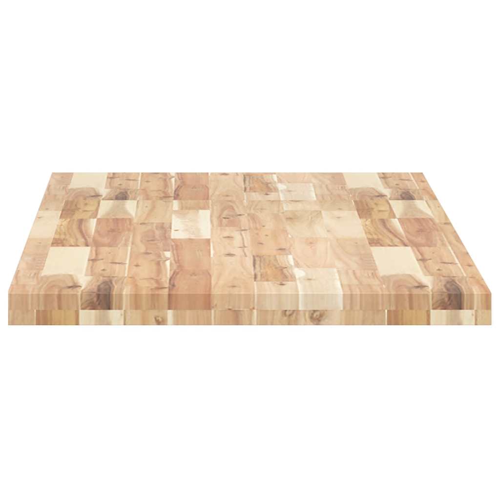 Dessus de table rectangulaire 120x60x4 cm bois massif d'acacia - XIOS