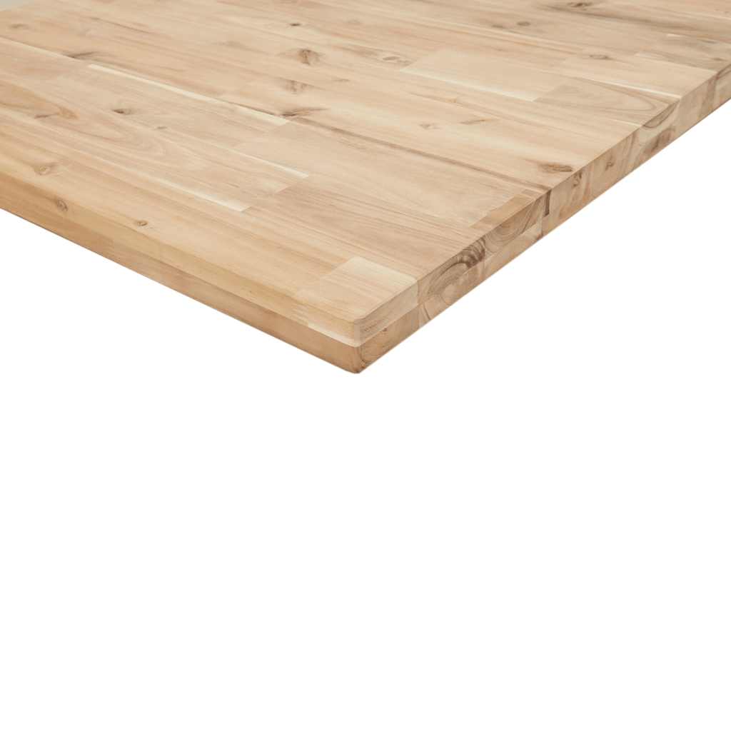 Dessus de table rectangulaire 80x70x4 cm bois massif d'acacia - XIOS