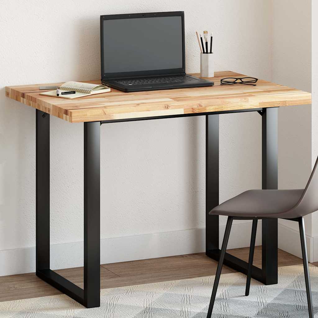 Dessus de table rectangulaire 80x70x4 cm bois massif d'acacia - XIOS