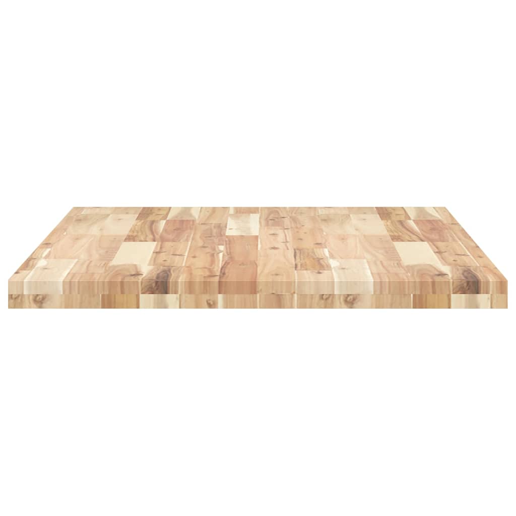 Dessus de table rectangulaire 120x70x4 cm bois massif d'acacia - XIOS