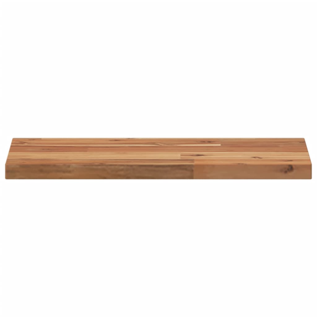 Dessus de table rectangulaire 60x20x2 cm bois massif d'acacia - XIOS