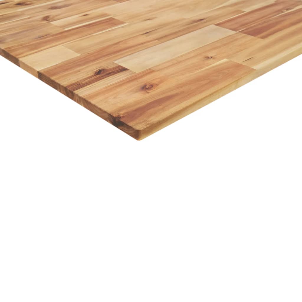 Dessus de table rectangulaire 60x20x2 cm bois massif d'acacia - XIOS