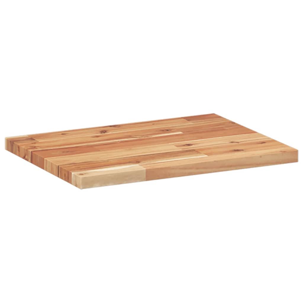 Dessus de table rectangulaire 40x30x2 cm bois massif d'acacia - XIOS