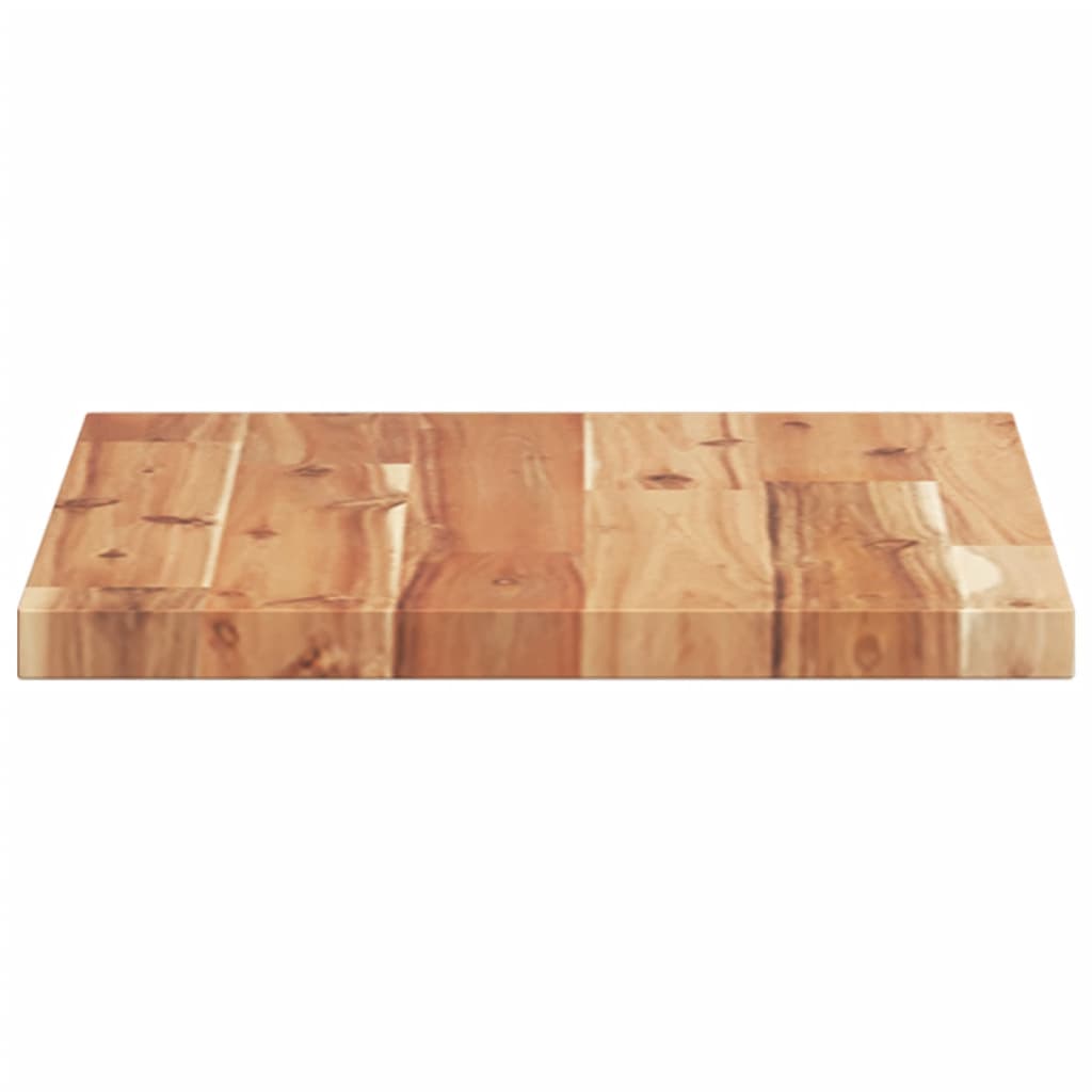 Dessus de table rectangulaire 40x30x2 cm bois massif d'acacia - XIOS
