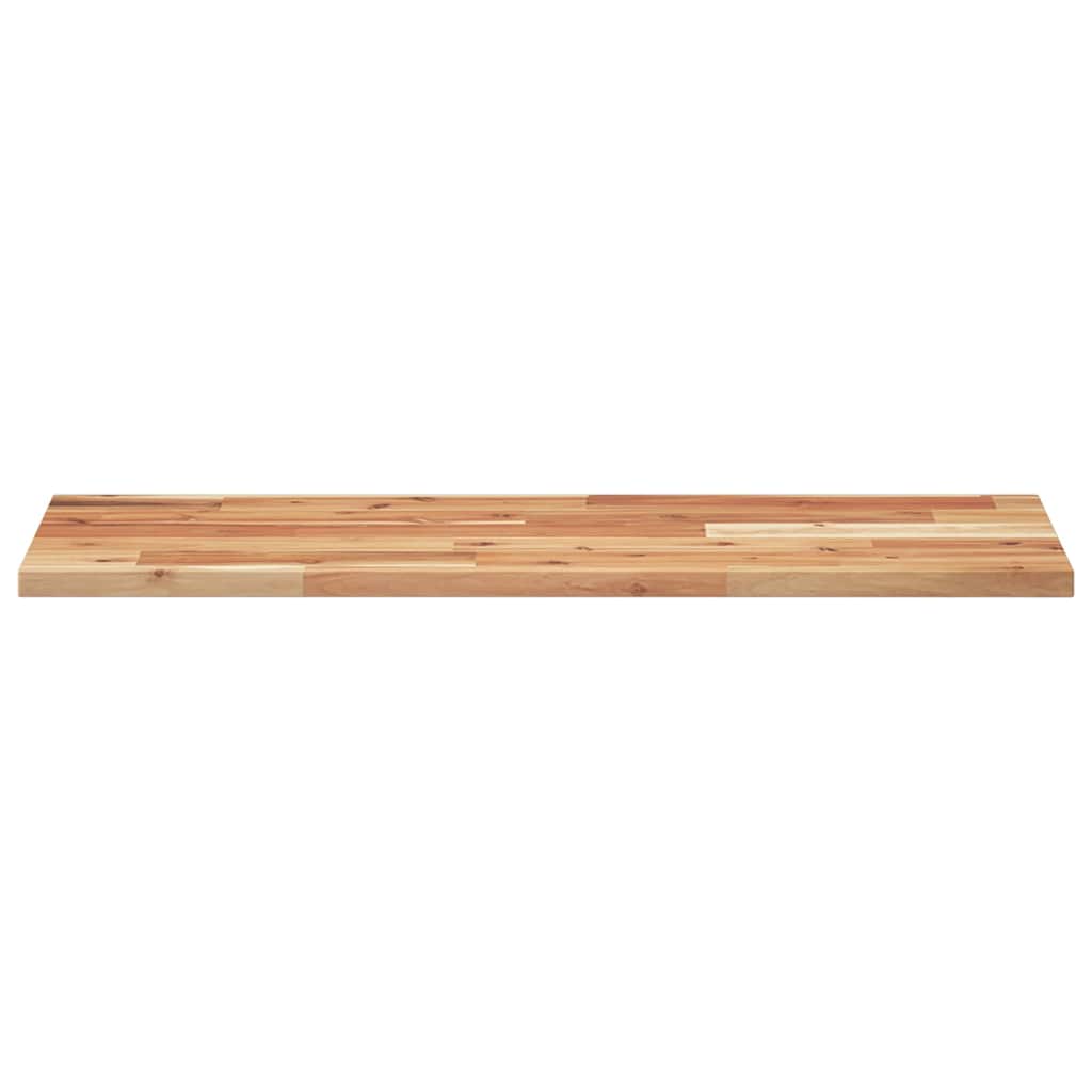Dessus de table rectangulaire 80x30x2 cm bois massif d'acacia - XIOS