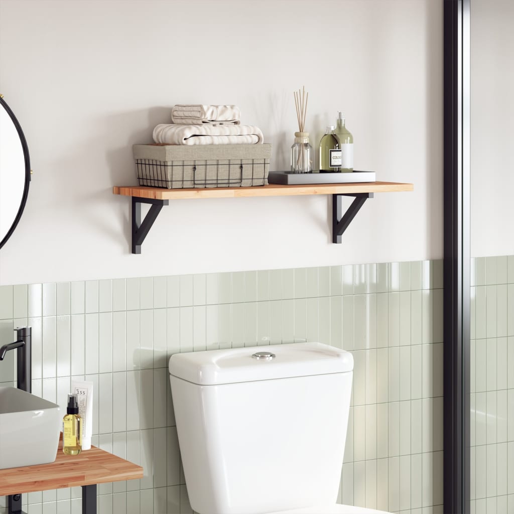 Dessus de table rectangulaire 100x30x2 cm bois massif d'acacia - XIOS