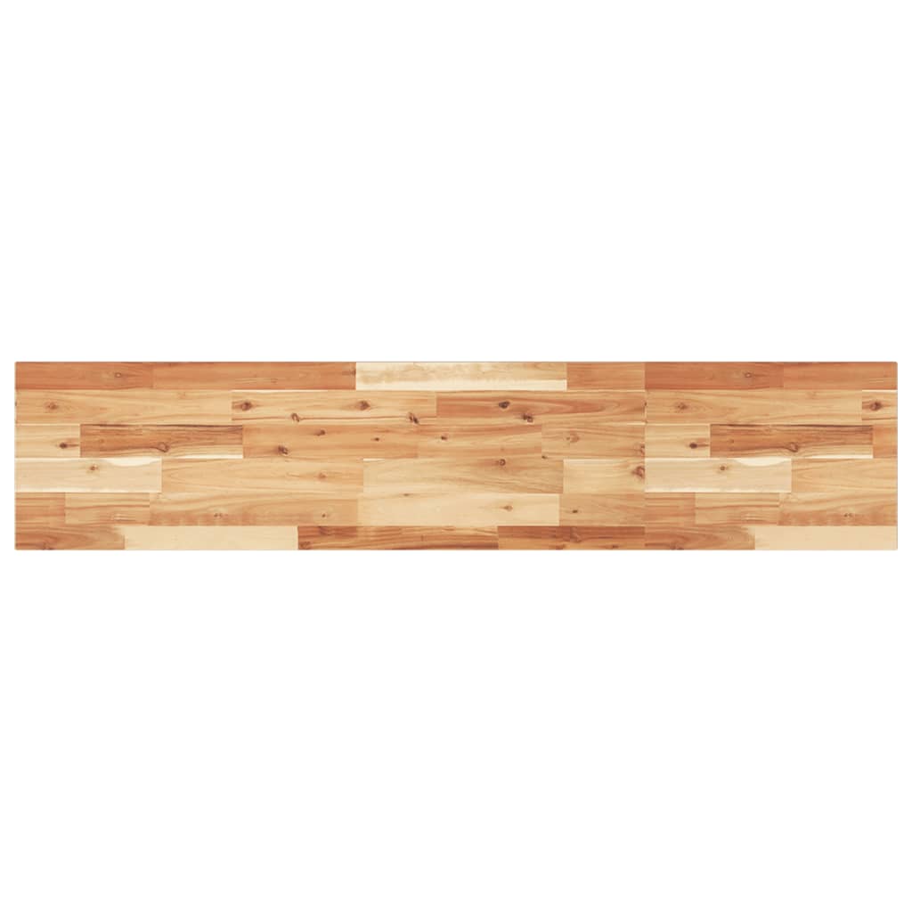 Dessus de table rectangulaire 140x30x2 cm bois massif d'acacia - XIOS