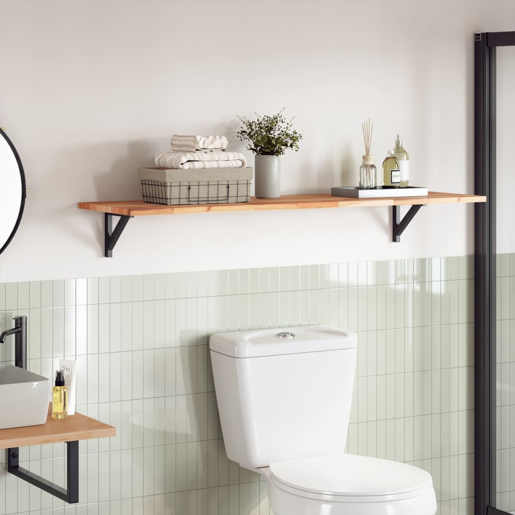 Dessus de table rectangulaire 160x40x2 cm bois massif d'acacia - XIOS