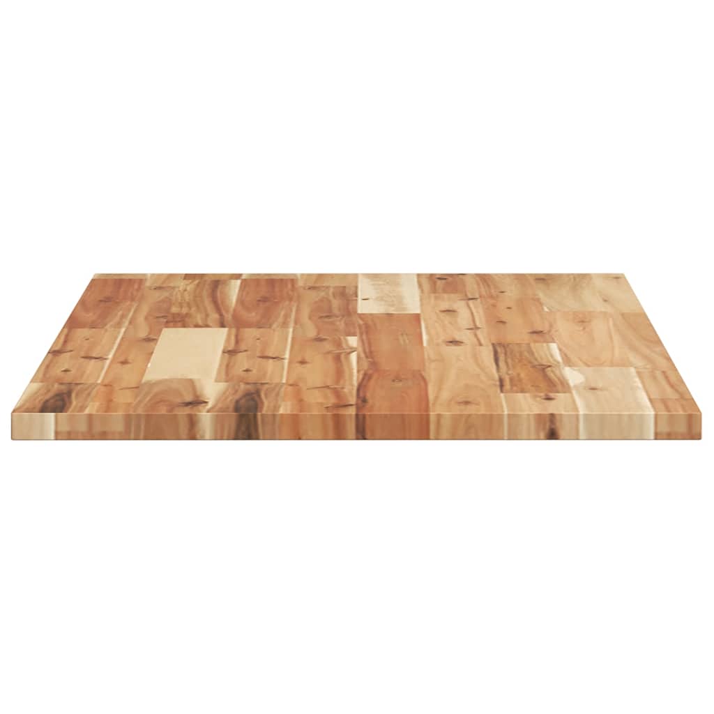 Dessus de table rectangulaire 60x50x2 cm bois massif d'acacia - XIOS