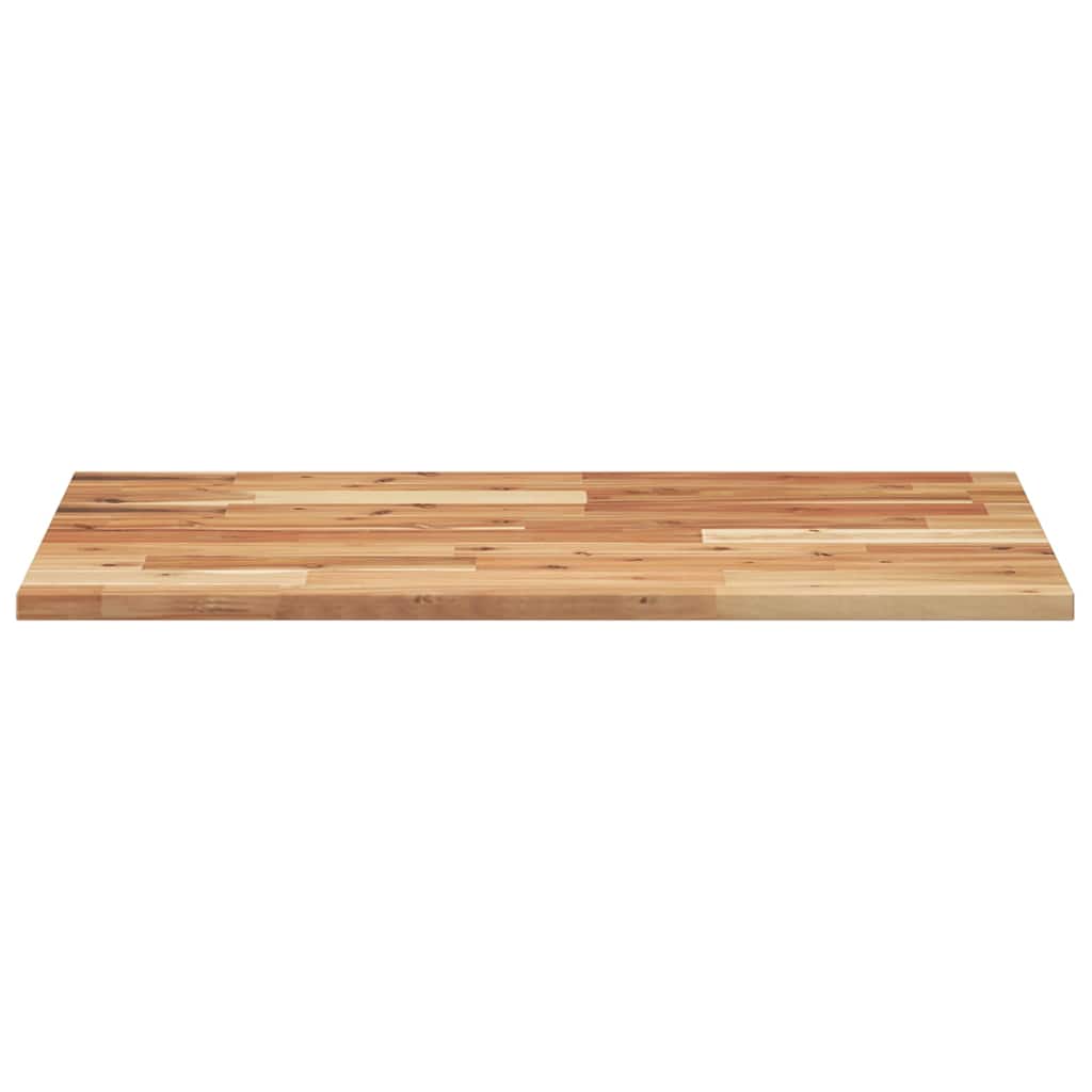 Dessus de table rectangulaire 100x50x2 cm bois massif d'acacia - XIOS