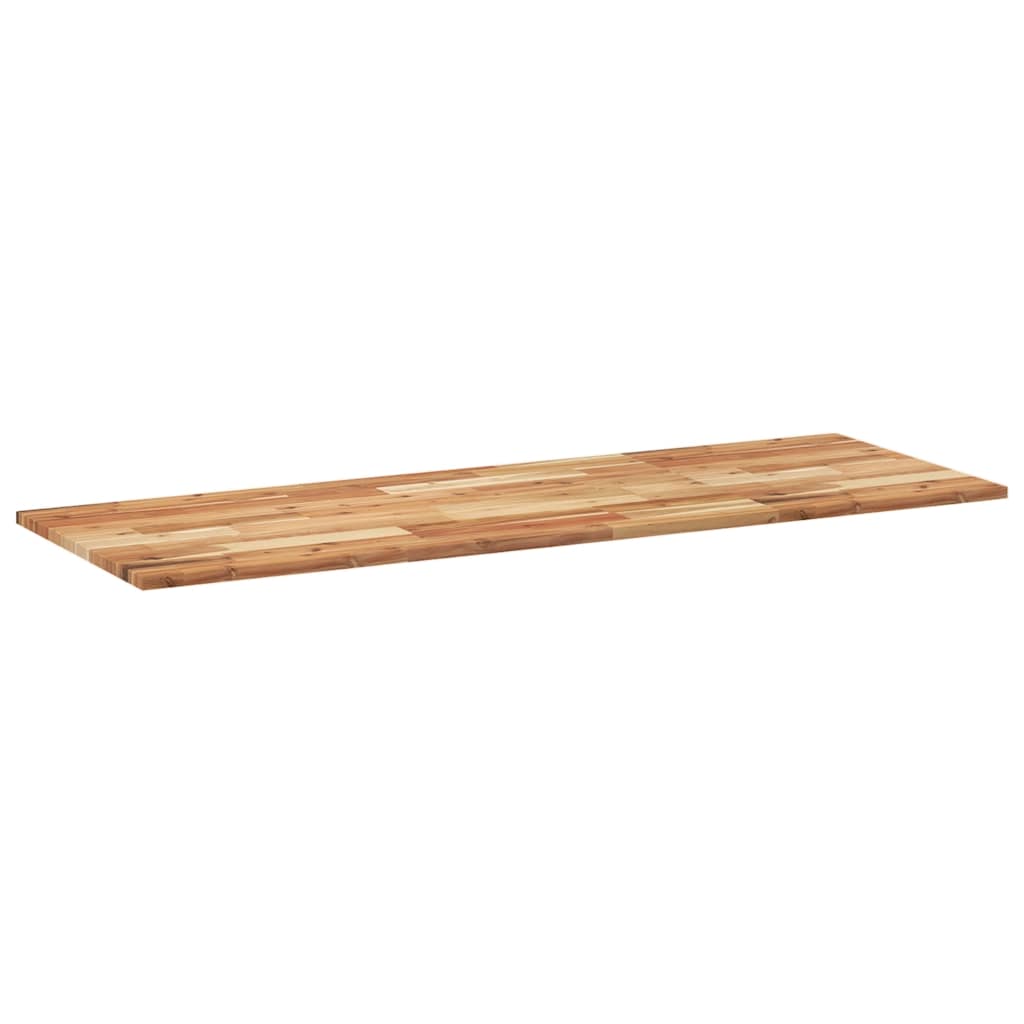 Dessus de table rectangulaire 120x50x2 cm bois massif d'acacia - XIOS