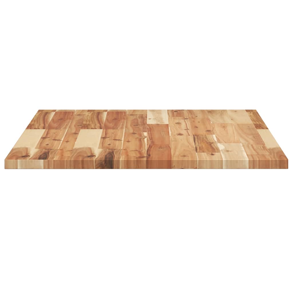 Dessus de table rectangulaire 100x60x2 cm bois massif d'acacia - XIOS