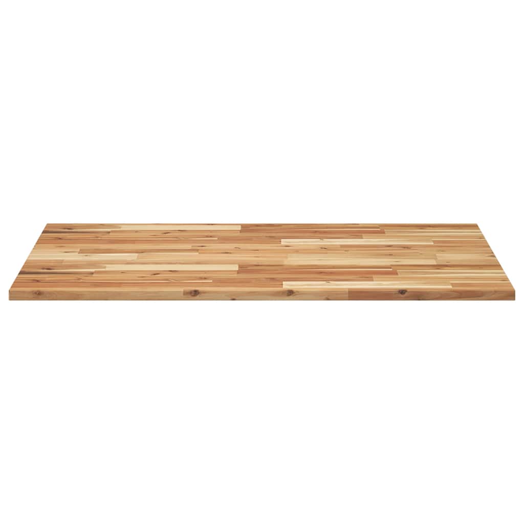 Dessus de table rectangulaire 100x70x2 cm bois massif d'acacia - XIOS
