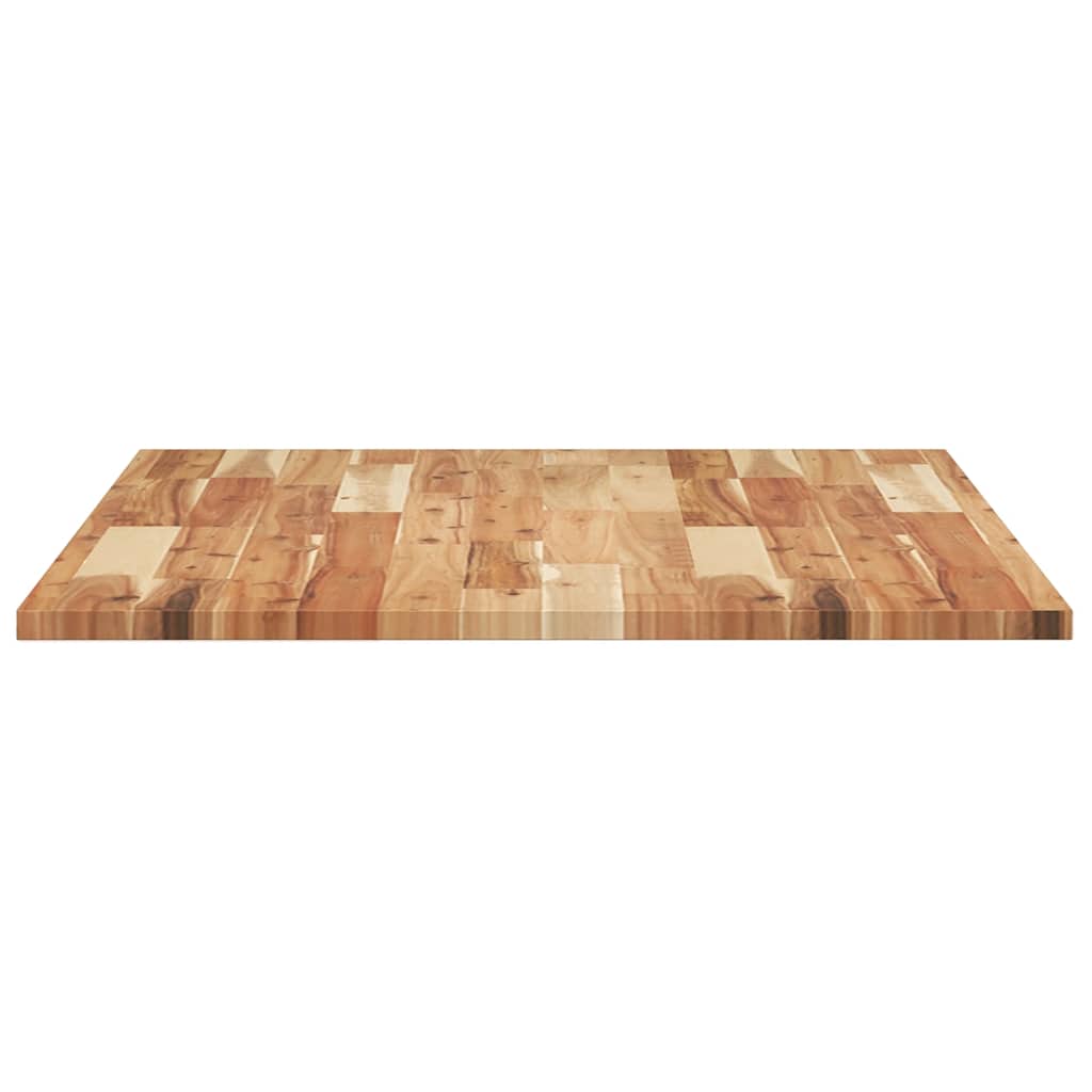 Dessus de table rectangulaire 100x70x2 cm bois massif d'acacia - XIOS