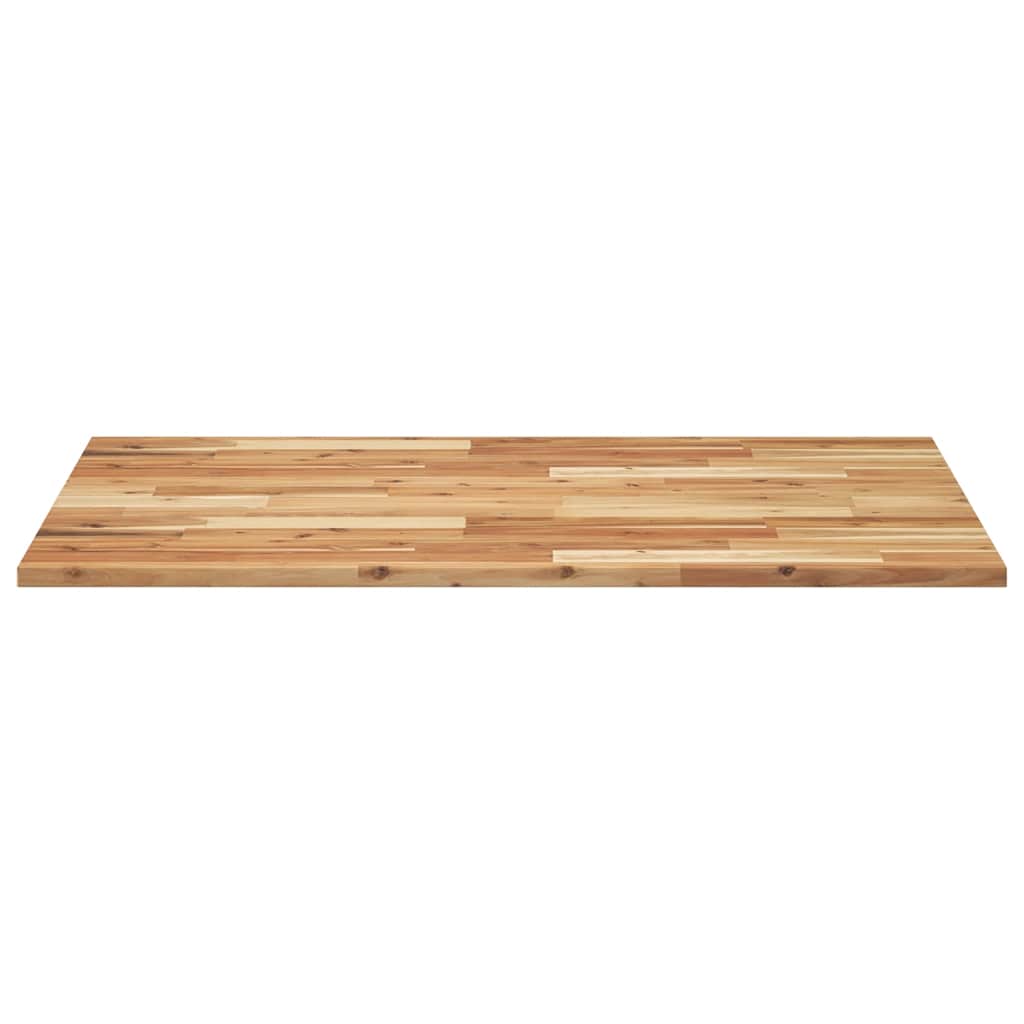 Dessus de table rectangulaire 120x70x2 cm bois massif d'acacia - XIOS