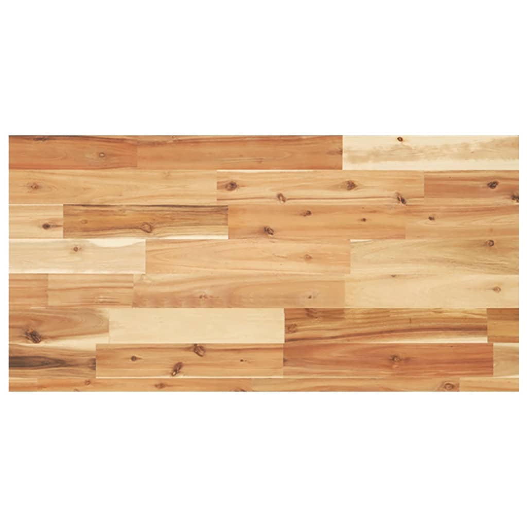 Dessus de table 100x40x4 cm rectangulaire bois massif d'acacia - XIOS
