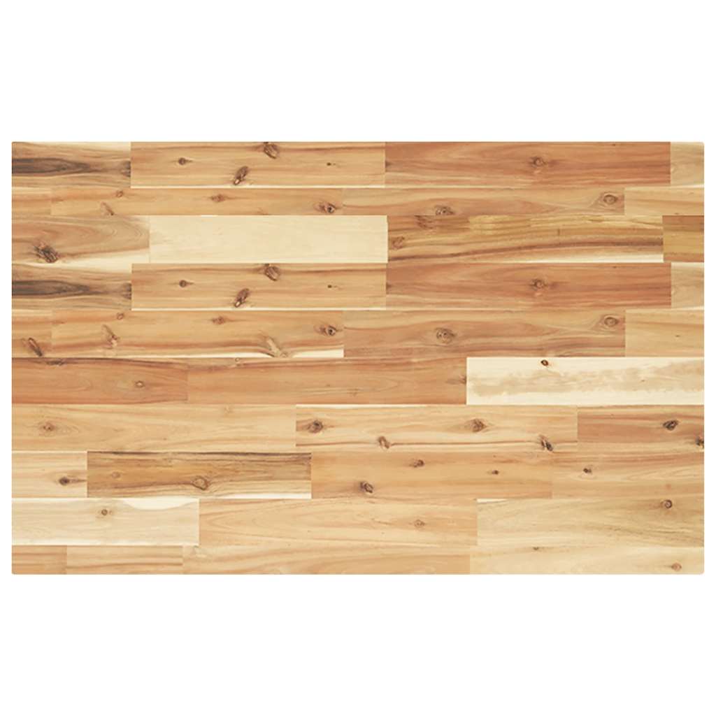 Dessus de table rectangulaire 60x50x4 cm bois massif d'acacia - XIOS