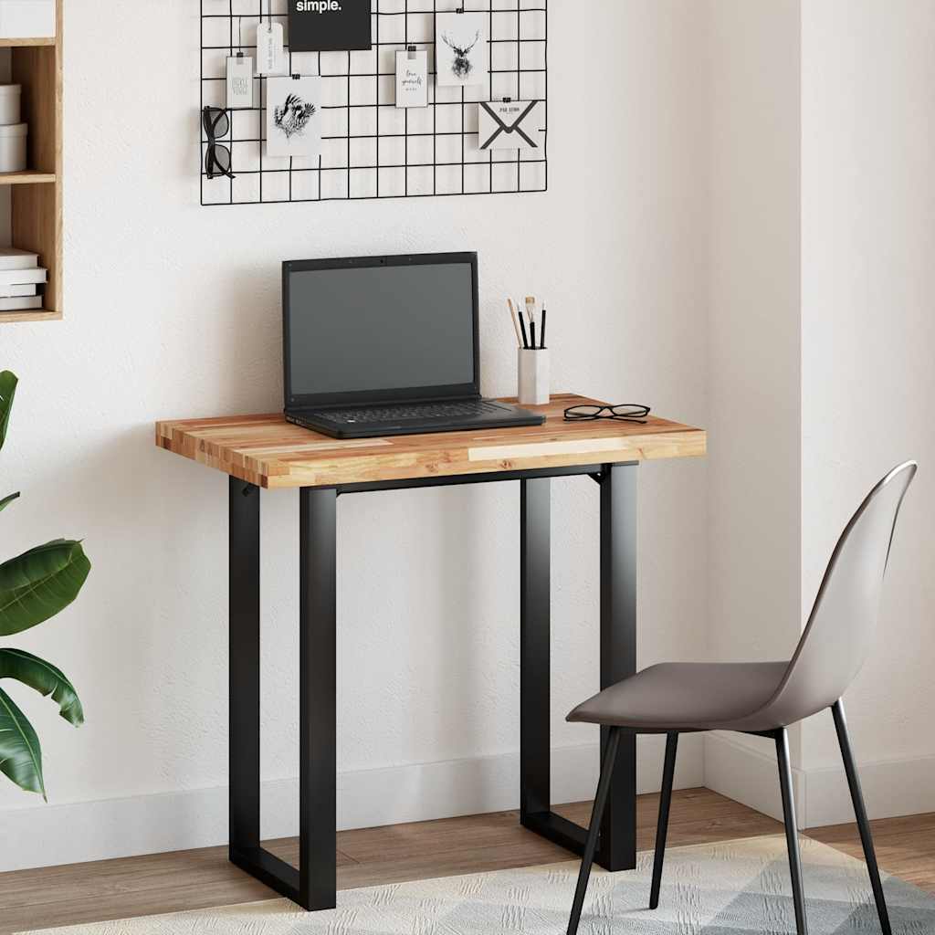 Dessus de table rectangulaire 60x50x4 cm bois massif d'acacia - XIOS