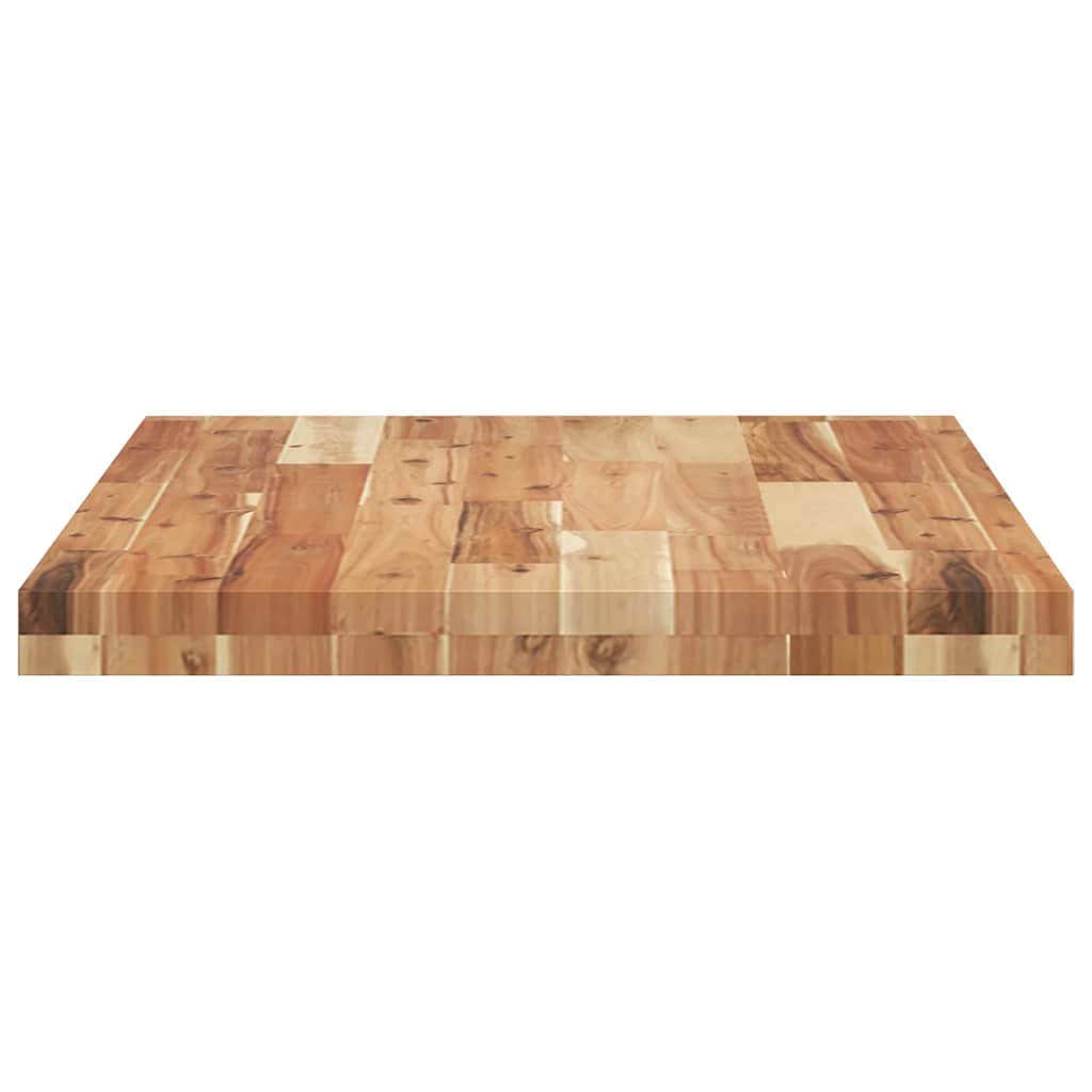 Dessus de table rectangulaire 60x50x4 cm bois massif d'acacia - XIOS