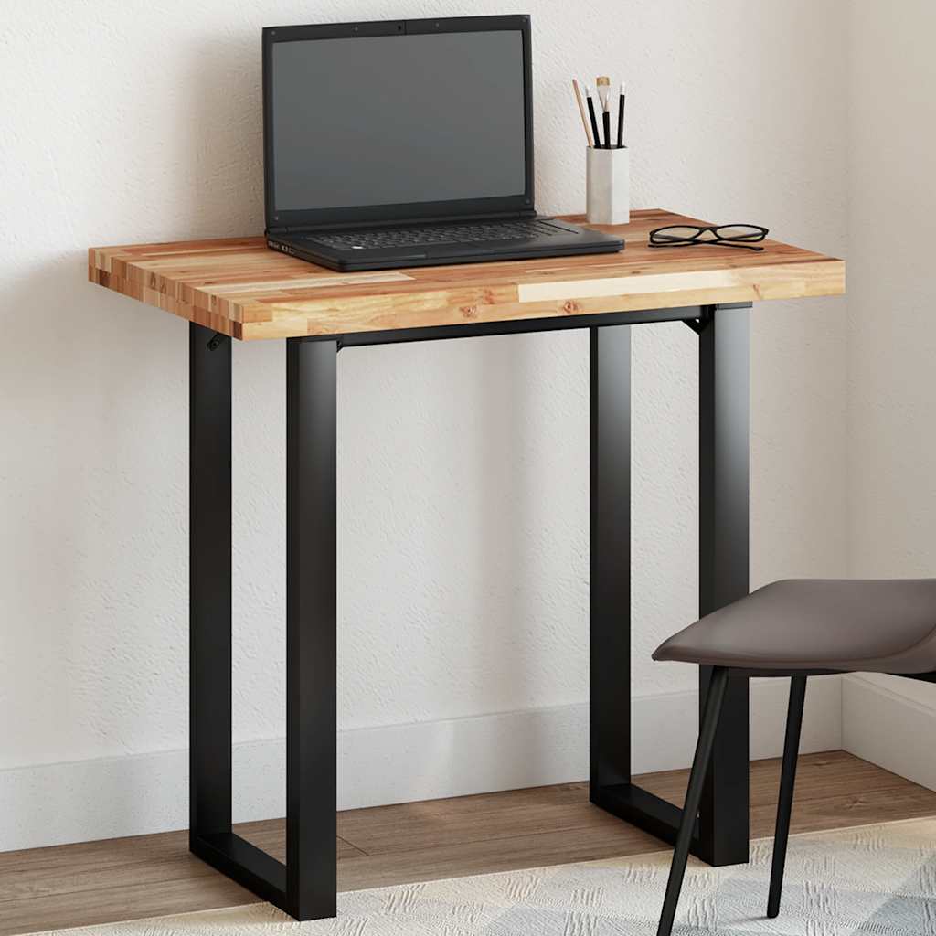 Dessus de table rectangulaire 60x50x4 cm bois massif d'acacia - XIOS