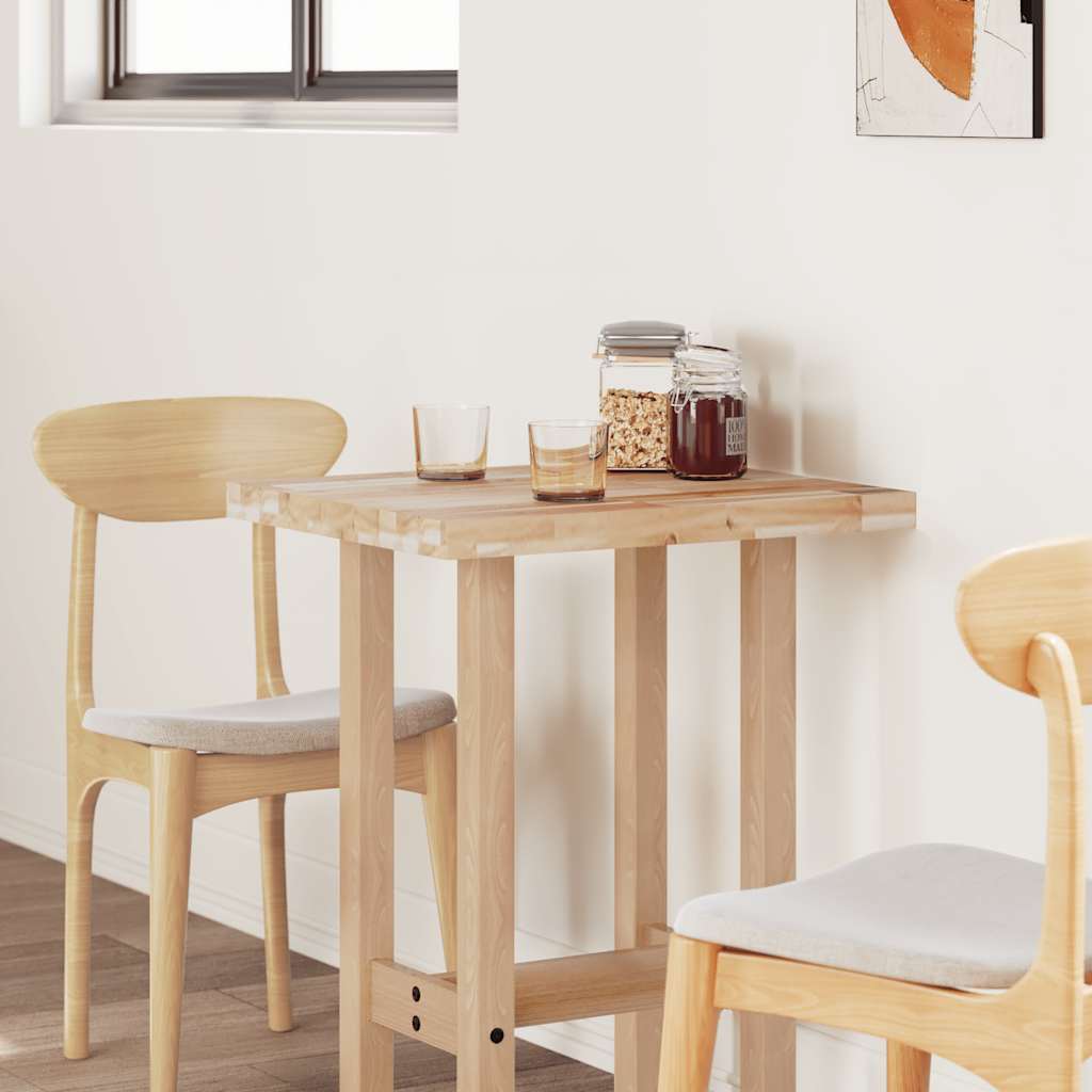 Dessus de table rectangulaire 100x50x4 cm bois massif d'acacia - XIOS