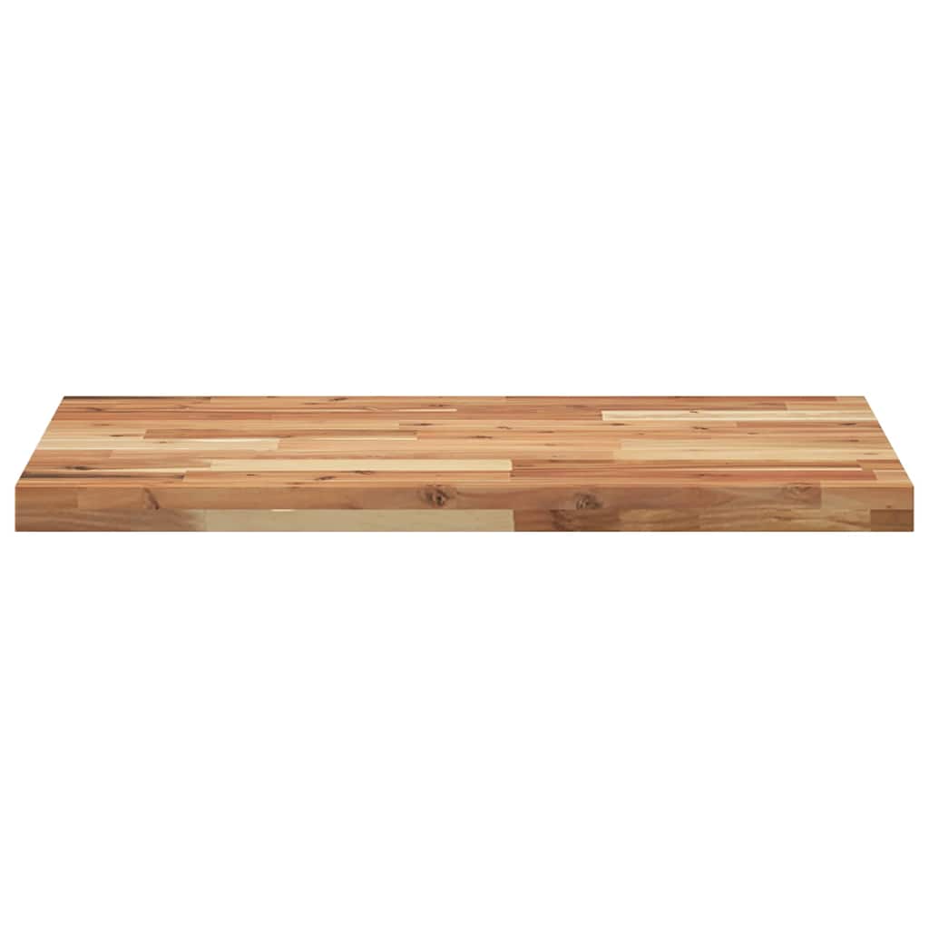 Dessus de table rectangulaire 140x50x4 cm bois massif d'acacia - XIOS