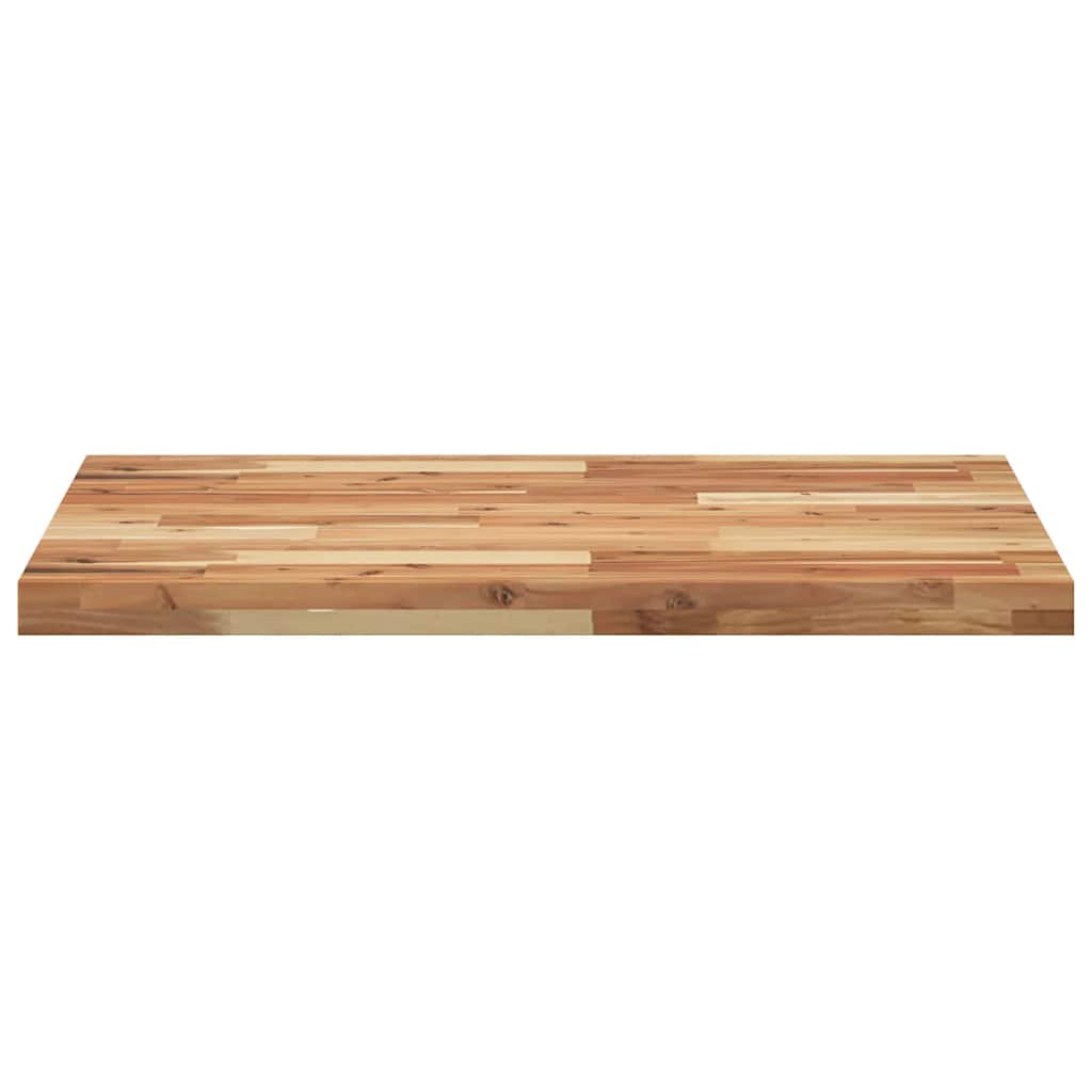 Dessus de table rectangulaire 100x60x4 cm bois massif d'acacia - XIOS