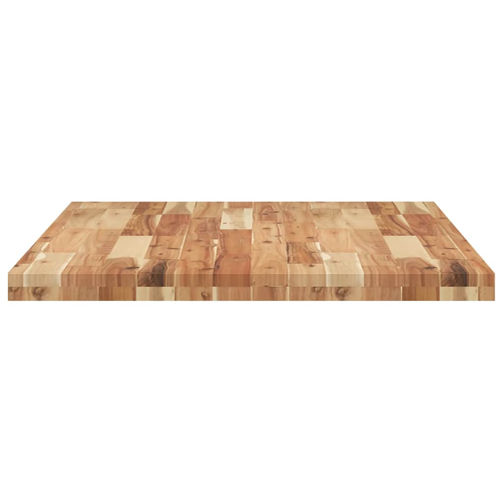 Dessus de table rectangulaire 100x70x4 cm bois massif d'acacia - XIOS