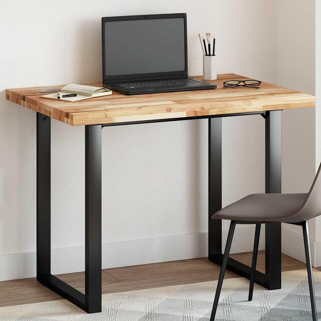 Dessus de table rectangulaire 100x70x4 cm bois massif d'acacia - XIOS