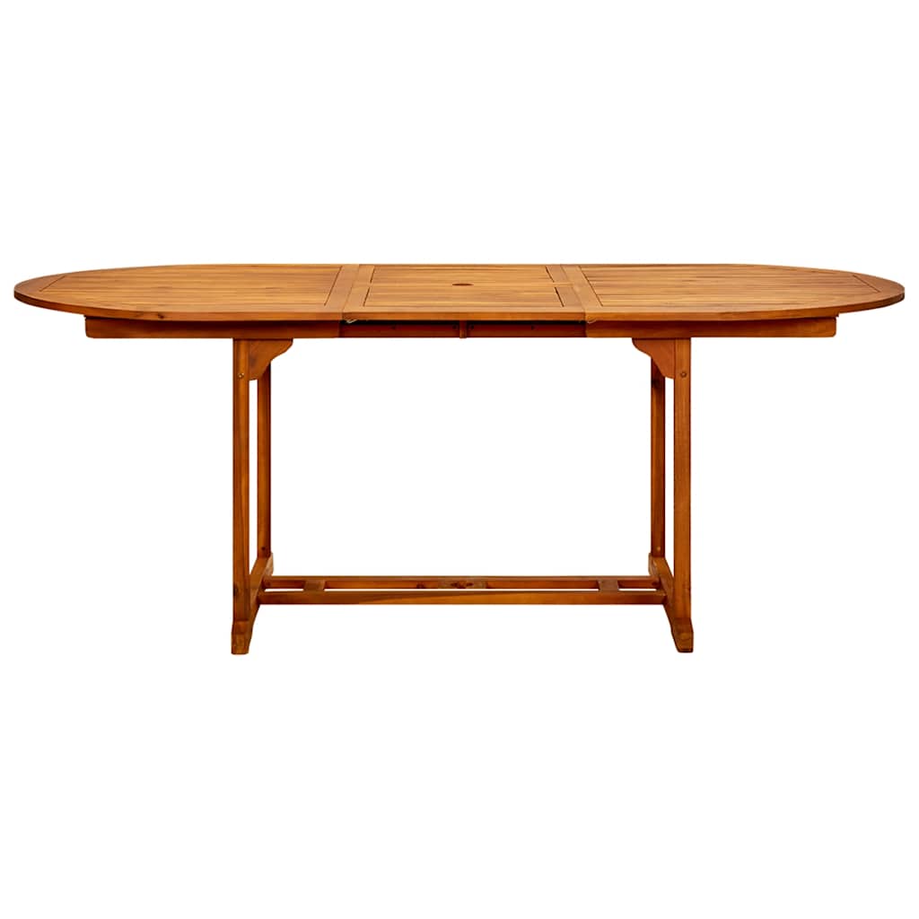 Ensemble à manger de jardin 7 pcs noir rotin et bois massif