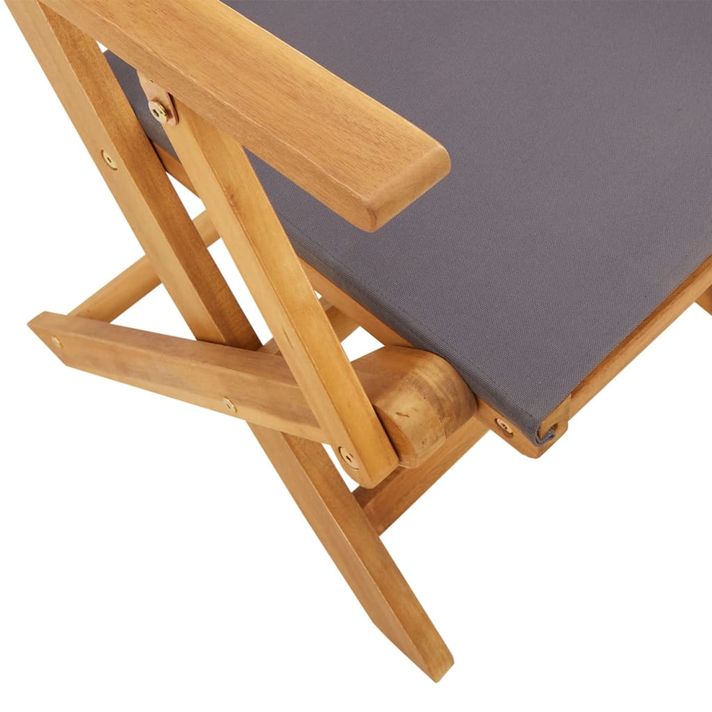 Ensemble de bistro 3 pcs anthracite tissu et bois massif - XIOS