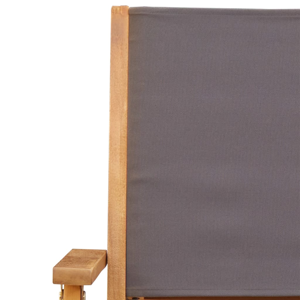 Ensemble de bistro 3 pcs anthracite tissu et bois massif - XIOS